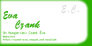 eva czank business card