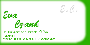 eva czank business card